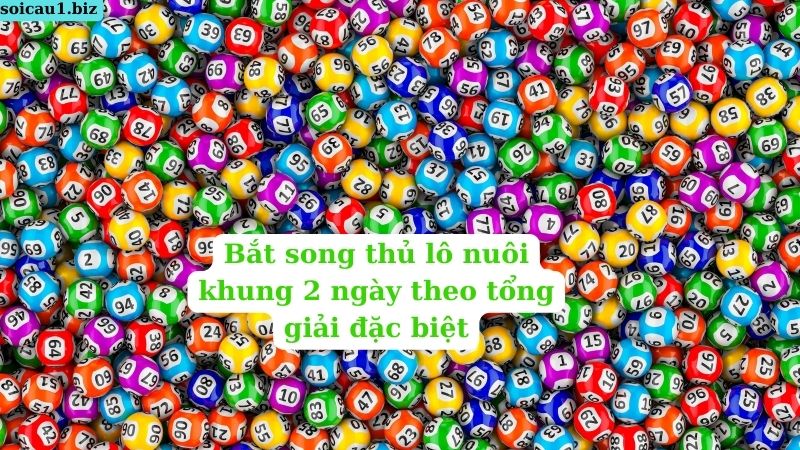 Bắt song thủ lô nuôi khung 2 ngày theo tổng giải đặc biệt