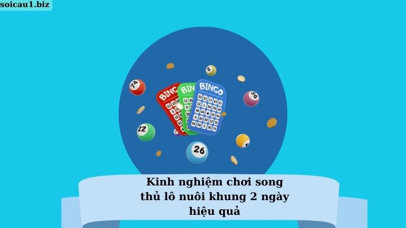 Kinh nghiệm chơi song thủ lô nuôi khung 2 ngày hiệu quả