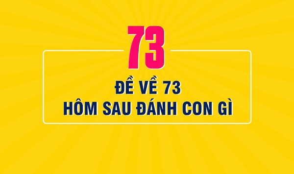 Đề về 73 hôm sau đánh con gì? Thống kê chi tiết đề về 73 1