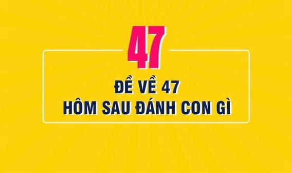 Đề về 47 hôm sau đánh con gì? Thống kê chi tiết đề về 47 1