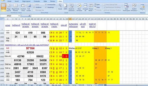 Phần mềm tính Excel