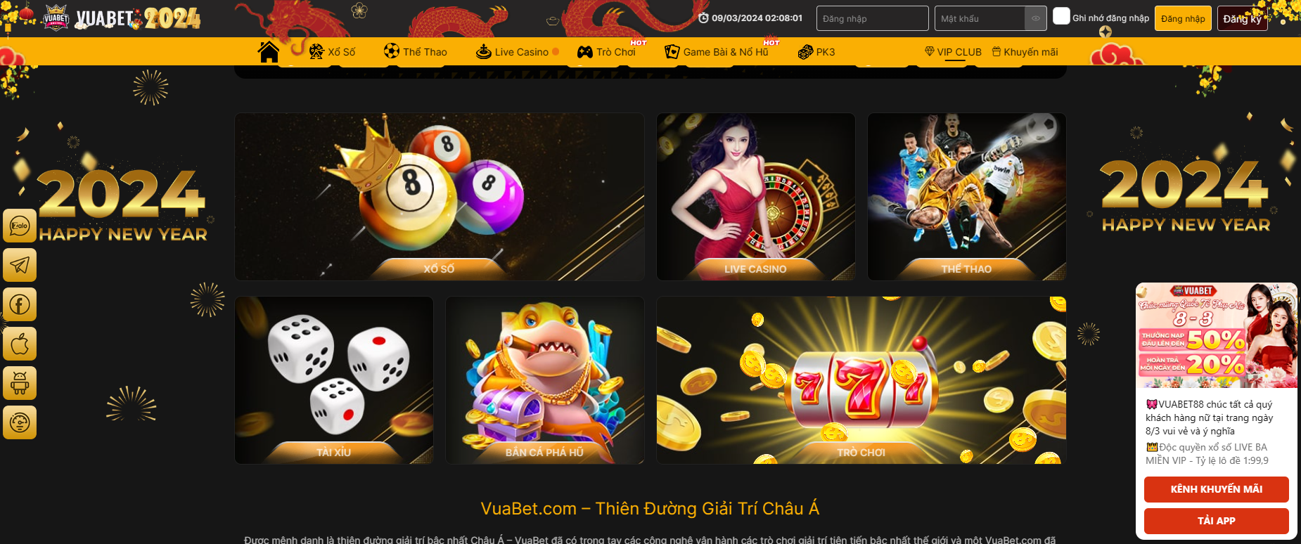 Nhà cái Vuabet88 với kho game đồ sộ